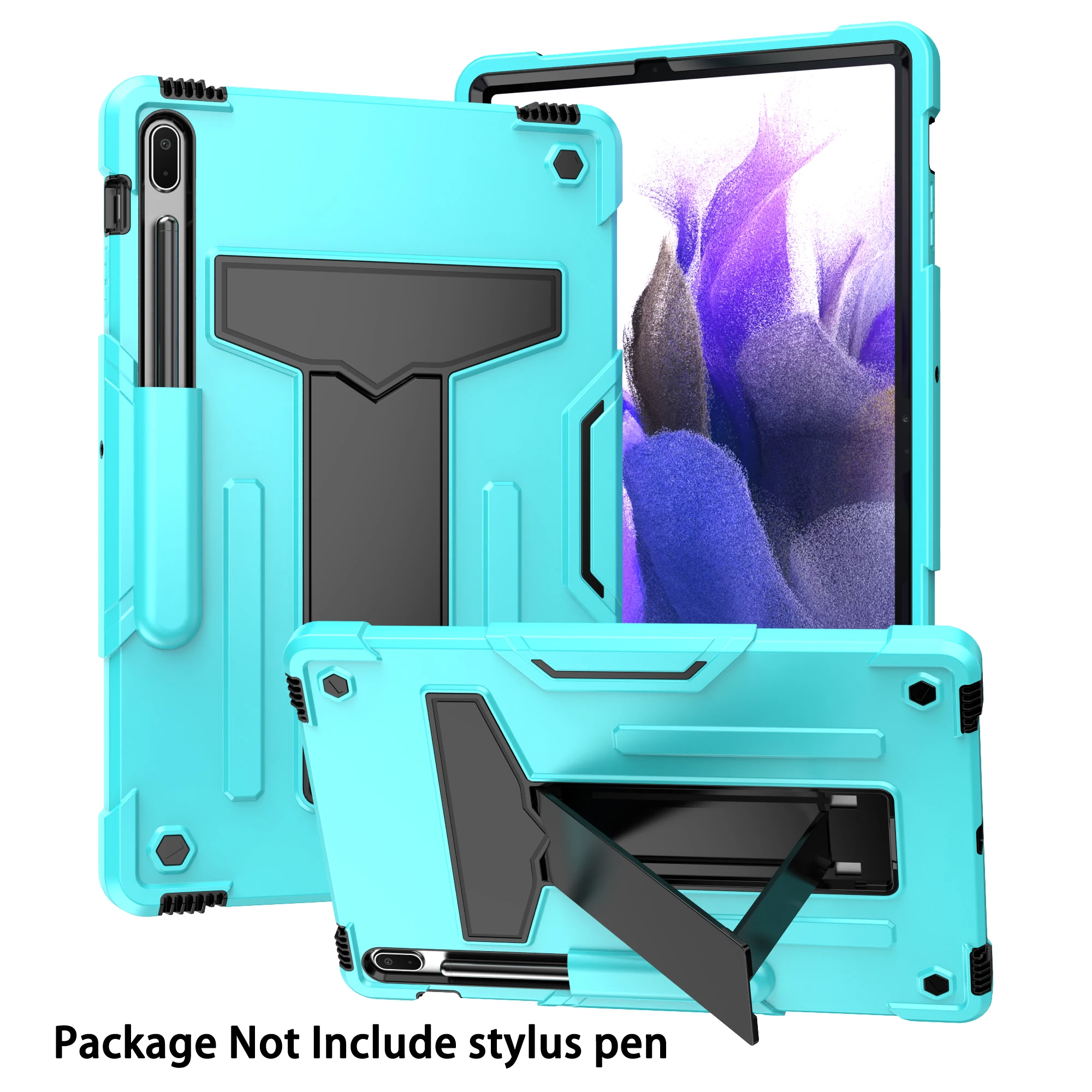 3-in-1 Tablet Case with All-Round Protection and T-Shaped Stand