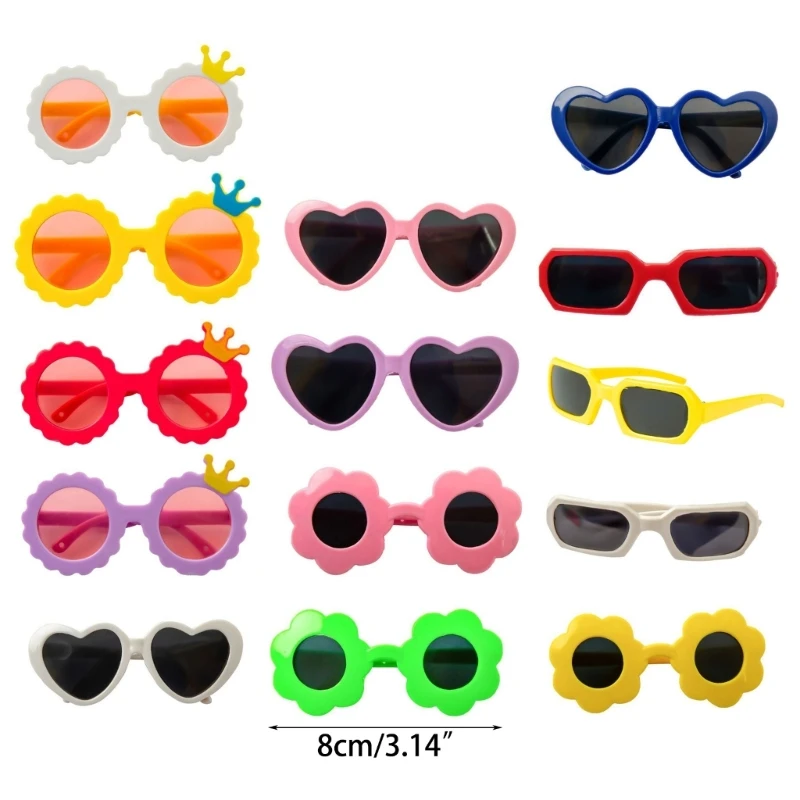 Lunettes De Soleil Enfant Forme Cœur - UV400 - Multicolores - NEUVES Avec étiquettes