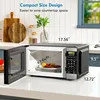 Countertop Microwave 6 automatic preset menus, child lock, defrost and quick cook functions, 0.7 cu. ft. 5