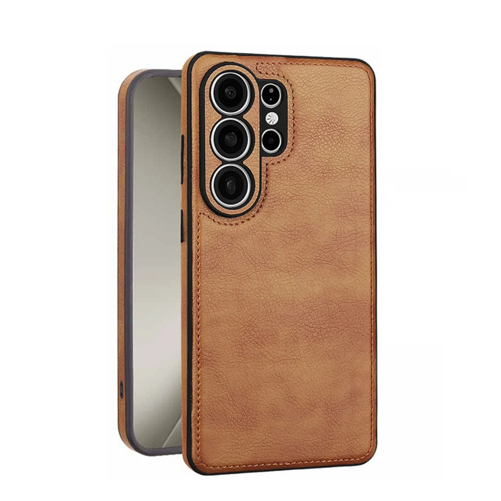 Fashion Retro Leather Shockproof Phone Case Cover
