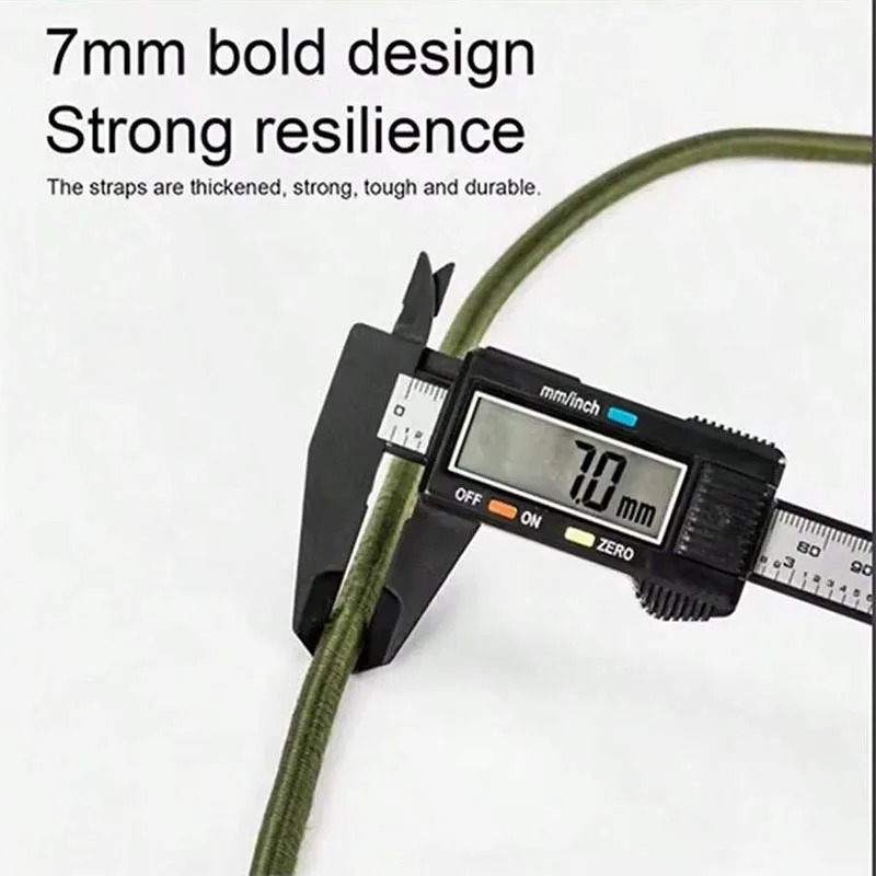 Outdoor Tents Elastic Ropes Heavy-duty Bungee Jumping Ropes Car Suitcases Packaging Straps Camping Tools