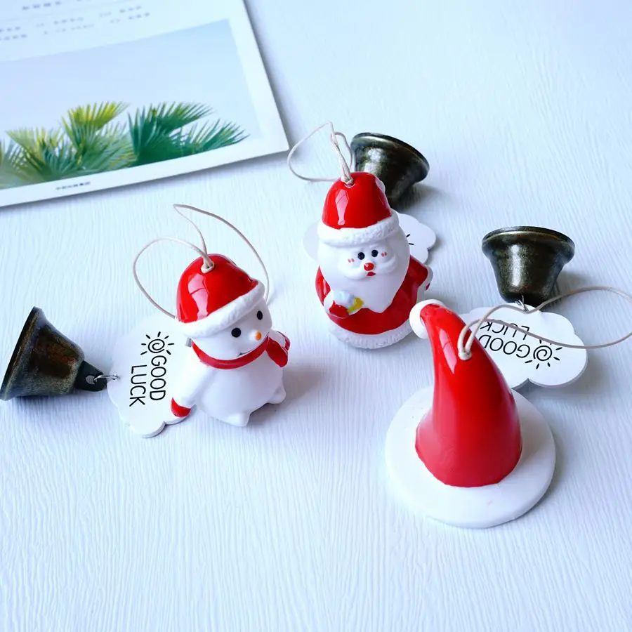 3 Pieces Syhood Christmas Bell Ornaments ，Funny Christmas