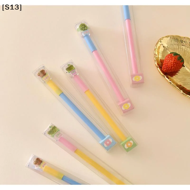 1Pcs 0.5mm 검정색 심기 펜 성장 관찰을 위한 학생용 사무용품용 마이크로 조경 중성 펜[S13]