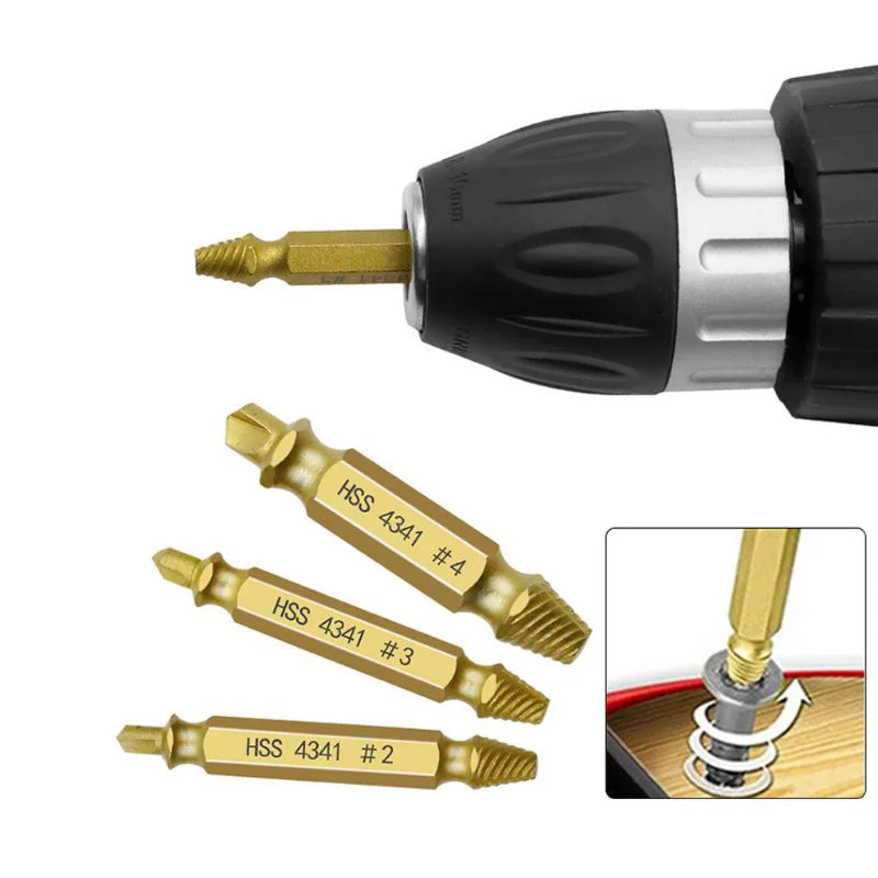 Screw Extractor Drill Bits Set