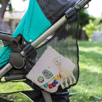 Universal Stroller Organizer Pram Side Sling Stroller Storage Bag Mesh Cargo Net Cart Storage Caddy Stroller Bag Accessories