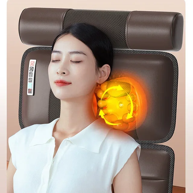 Able Household Massage Mattress Traction Stretching Cervical Spine Multi-functional Kneading Massage Multi-gear Adjustment Massa