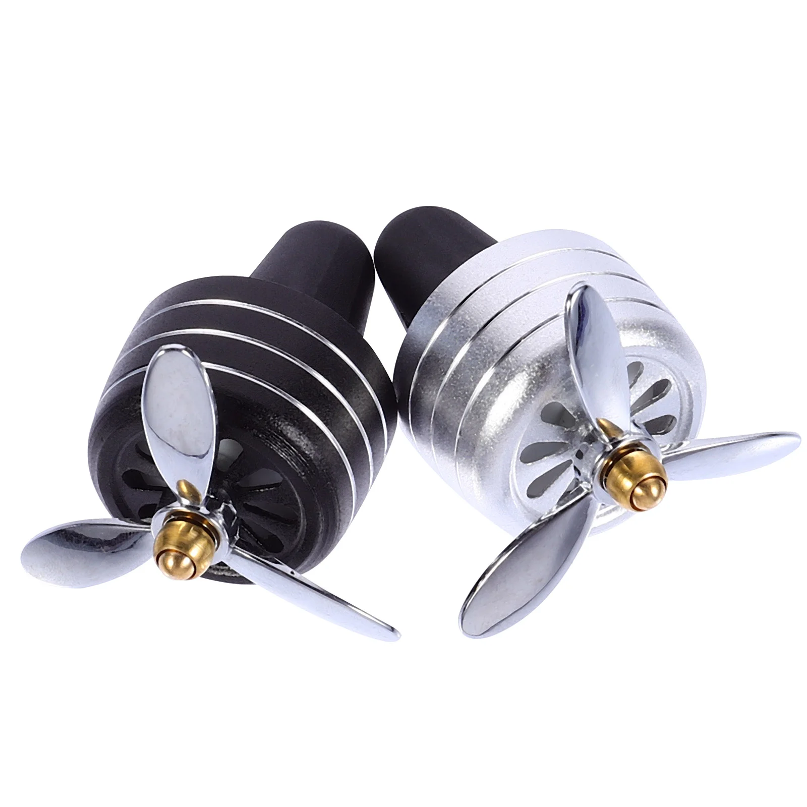 

2pcs Car Vent Aroma Diffuser with Light Vehicle Mounted Perfume Clamps