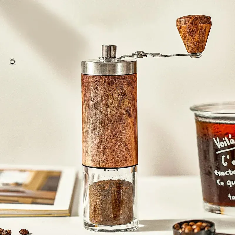 Portable Manual Coffee Grinder Espresso Machine Set Hand-cranked Bean Grinder Espresso Maker Suitable Home Travel