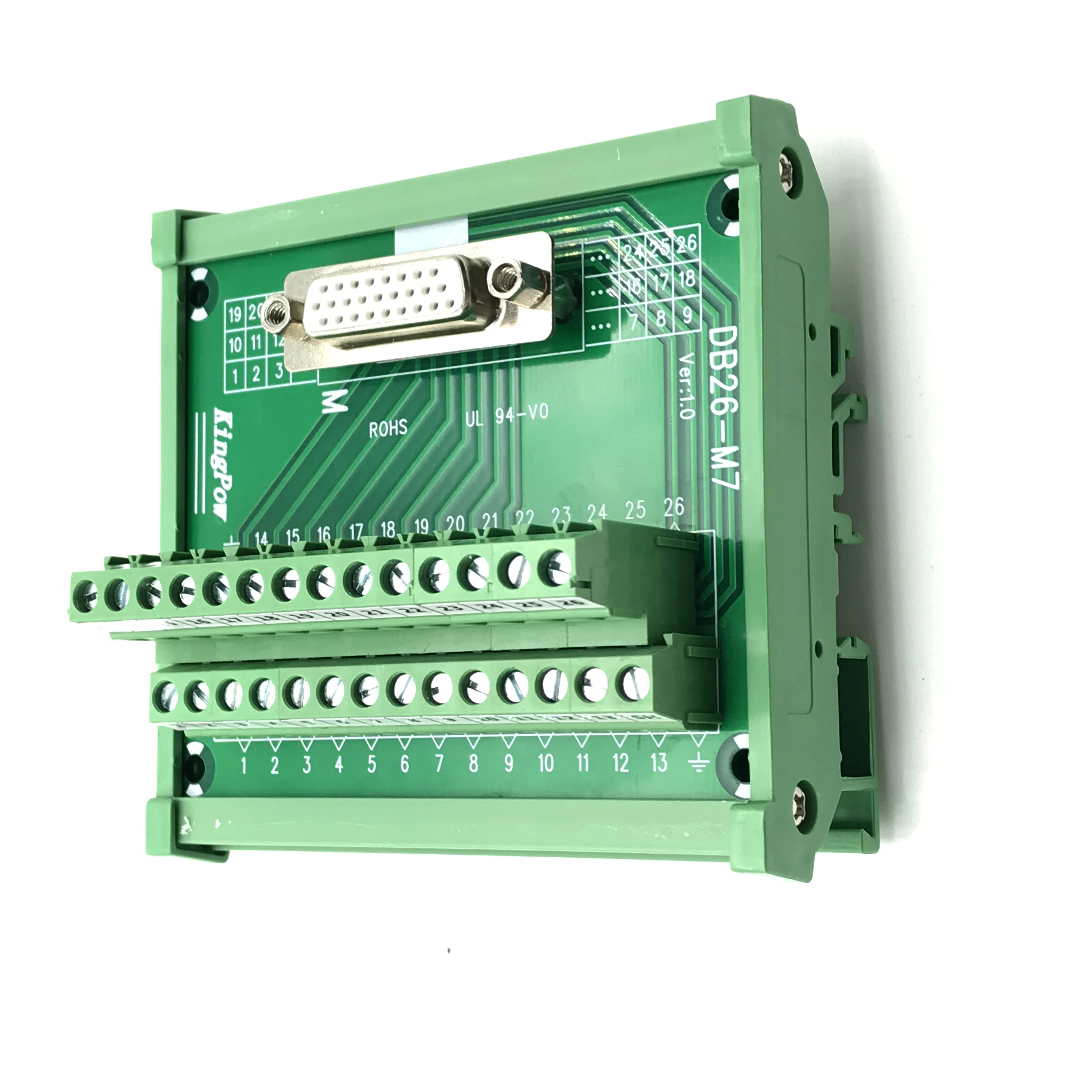 

Db26-m7 конверсионный терминал DB26, конверсионная плата DR26, 26-контактная гнездовая Клеммная плата с защитной клеммной станцией