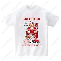 Farm Tractor T-shirt Boys and Girls Birthday Theme T-shirt Family Matching Customized Mom, Dad, Grandpa, Grandma T-shirts 2