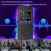 Digital Voice Activated Recorder with Playback MP3 Player Sound Audio Recorder Professional Mini USB Flash Drive Recording - Image 3