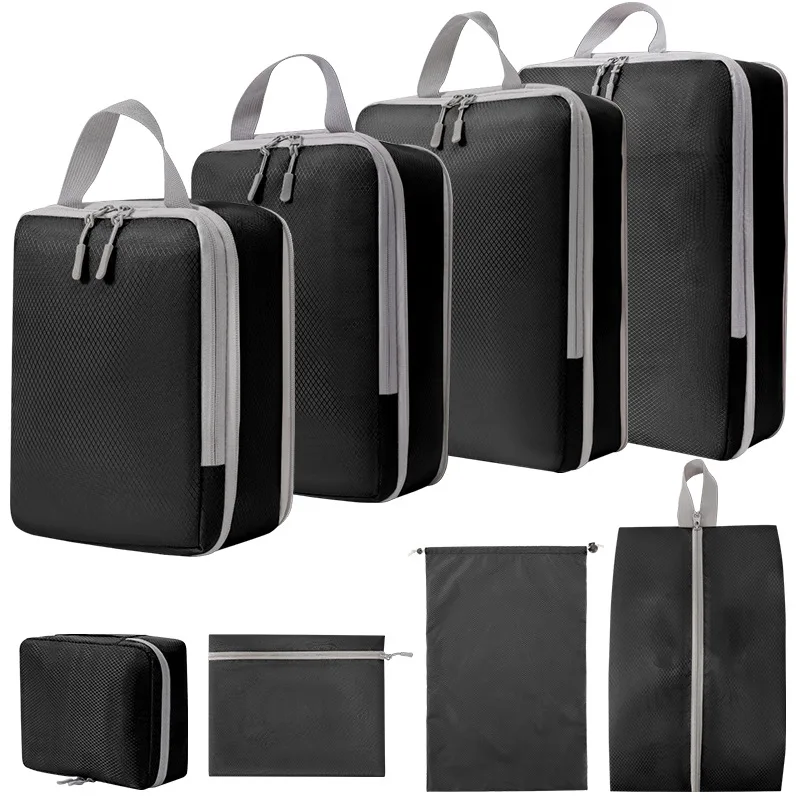 8 pcs black
