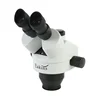 7X-45X Simul-Focus Parfocal Continuous Zoom Trinocular Stereo Microscope Head 76mm Diameter Holder Focus Arms for Education 4