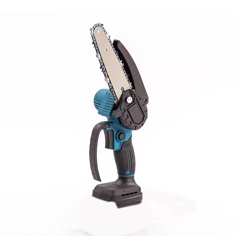 6 Inch Electric Chain Saw Handheld Portable Chainsaw Tree Wood Cutter Pruning Garden Power Tool Compatible Makita 18V No Battery