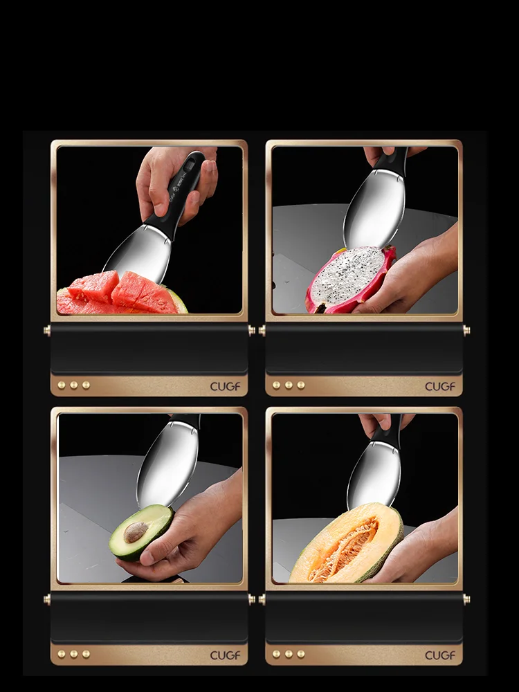 Mango Knife 316 Stainless Steel Cutting Artifact Simple Household Creative Watermelon Avocado Fruit Divider Mango Dicing Device