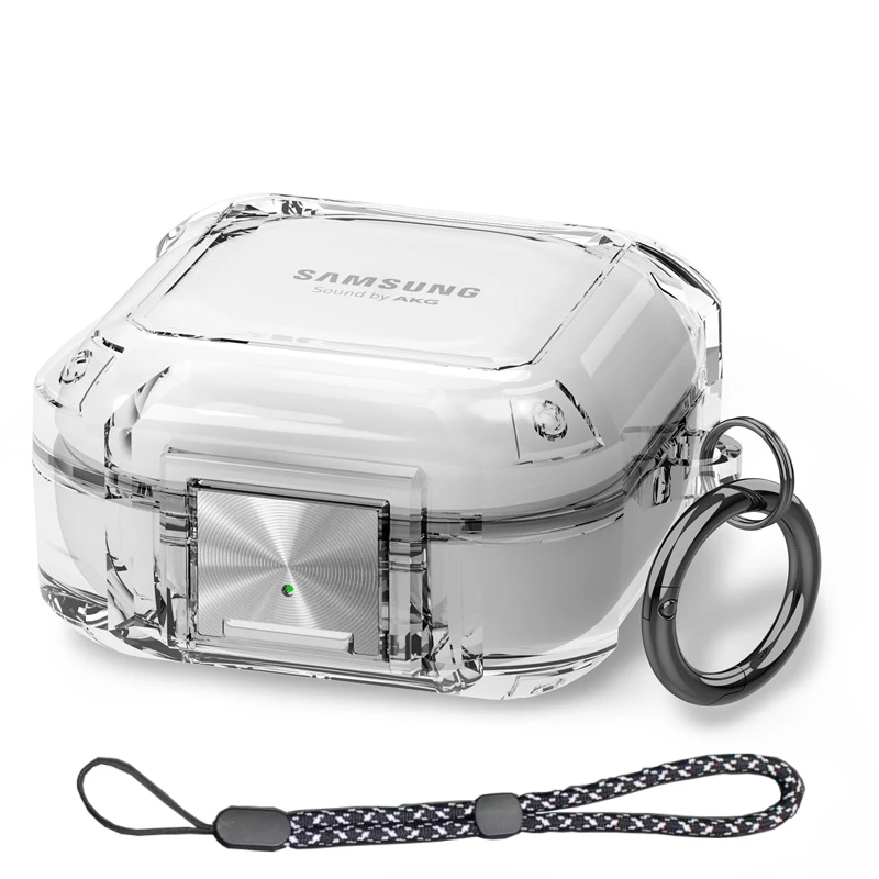 2023 Nuovo Per Samsung Galaxy Buds Pro 2/Buds Pro/Buds 2/Buds Live Case Portachiavi E Corda Accessori Per Auricolari Per Buds Pro Case