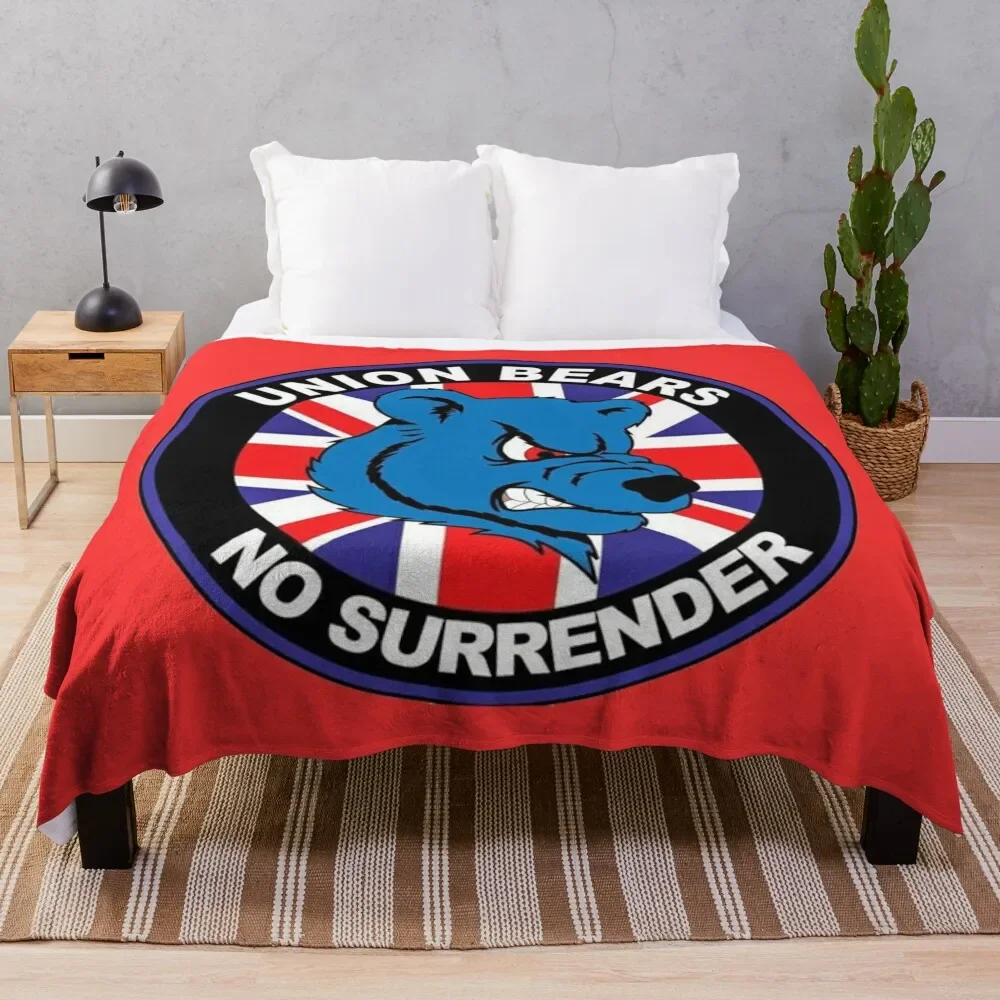 

union bears rangers Throw Blanket Hair Personalized Gift Blankets