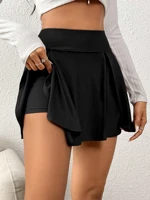 Women's high waisted solid color pants skirt suitable for work commuting daily shopping dating slim fitting and versatile