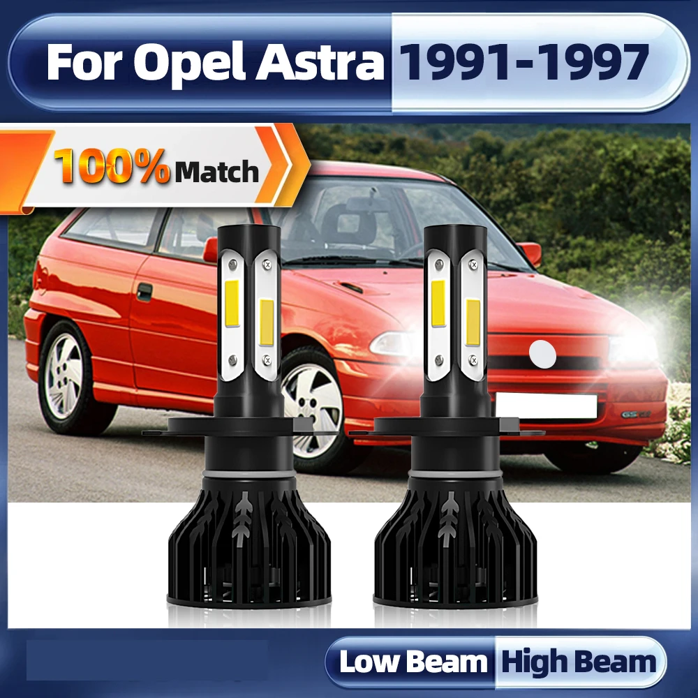 

H4 Canbus Led Headlights 20000LM Led Headlamps Bulbs High Low Beam Car Lights For Opel Astra 1991 1992 1993 1994 1995 1996 1997