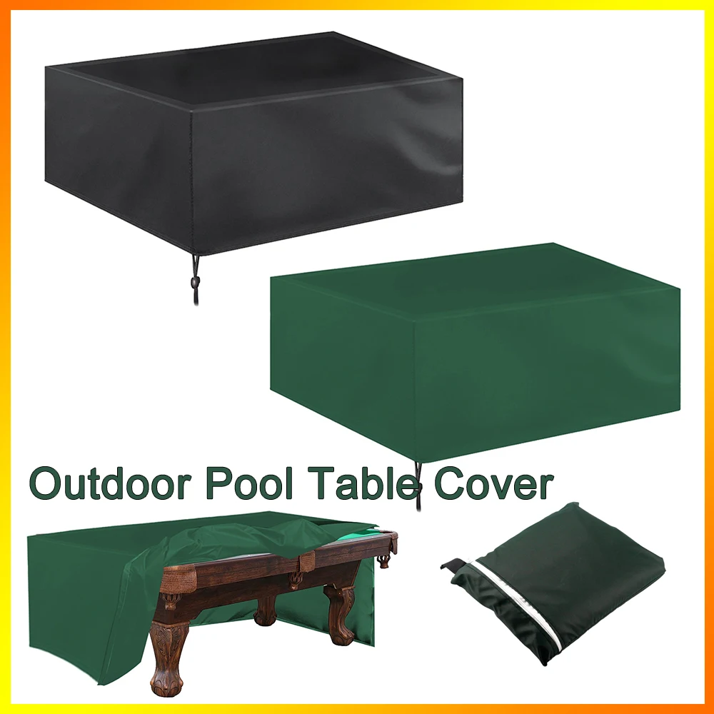 Billiard Table Cover Durable Protective Cover For Billiard Table Polyester Fiber Billiard Table Dust Cover 235X135X20CM 2 Colors