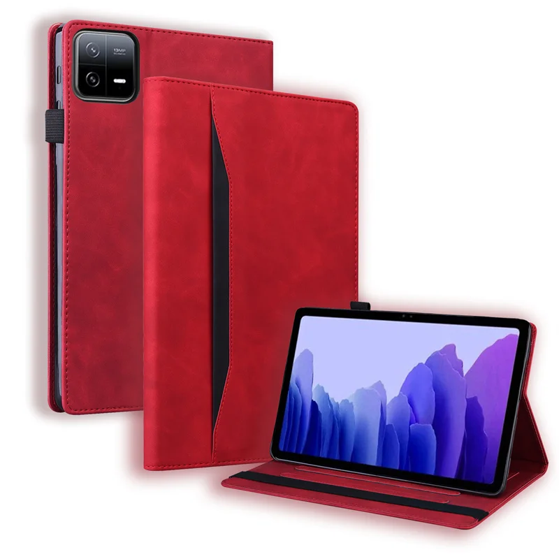 Business Style PU Leather Tablet Cover with Stand Function