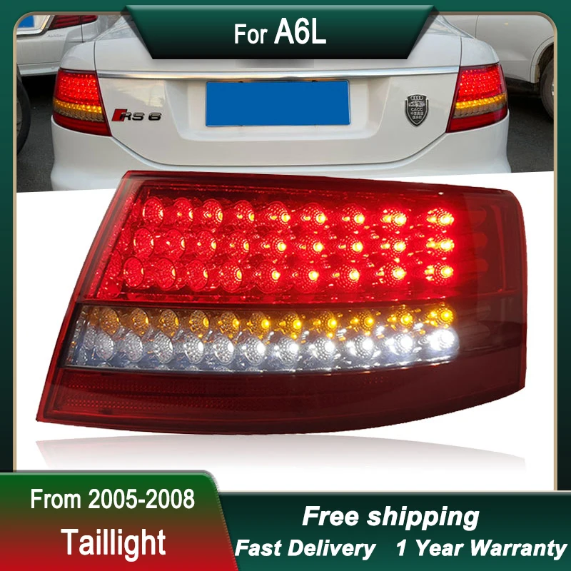 

Car Tail Lights For Audi A6L 2005-2008 LED Tail Light Brake Reverse Tail Lamp Dynamic Turn Signal Light Tail Lamp Assembly