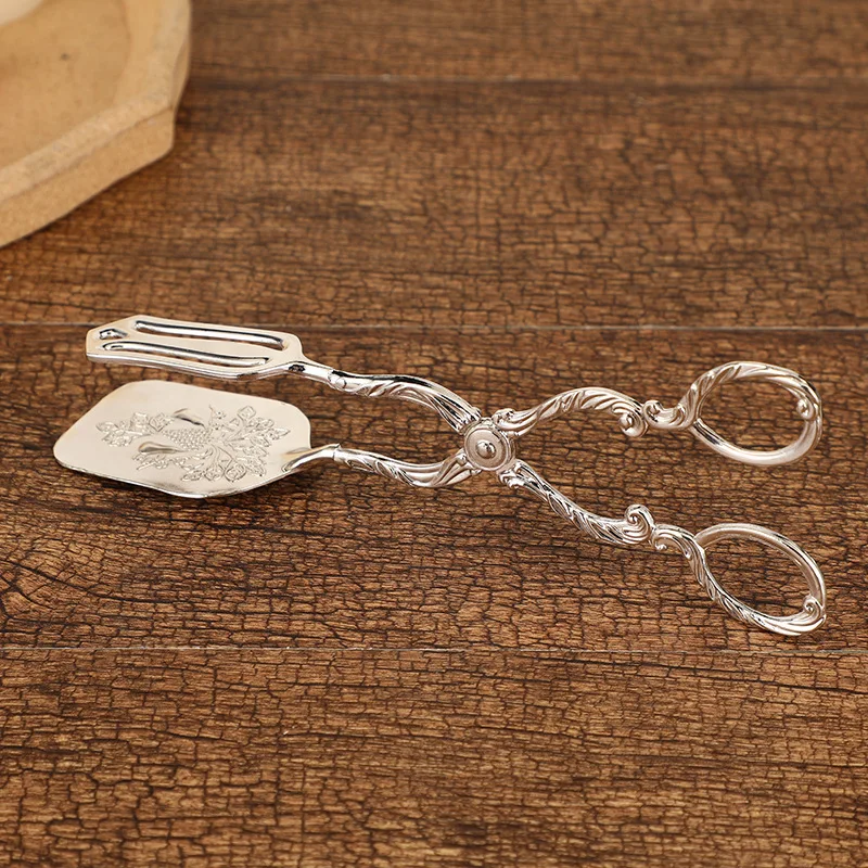 

European Cake Clip Buffet Party Catering Serving Tongs Thickening Food Serving Tongs Salad Tongs Cake Tongs Bread Tongs Kitchen