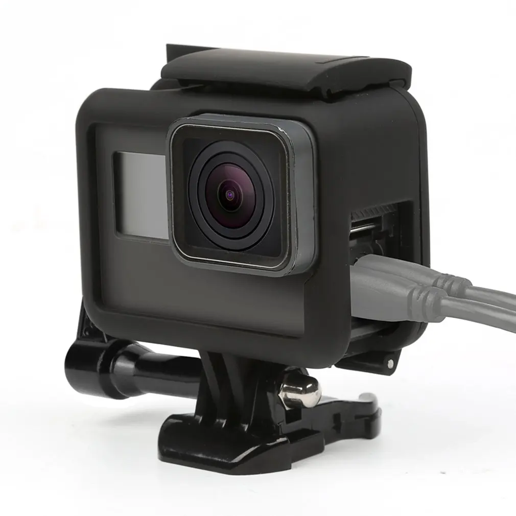 Nuova Custodia Protettiva Per Gopro Hero 6 5 7 Black Action Camera Border Cover Housing Mount Per Go Pro Hero Accessory