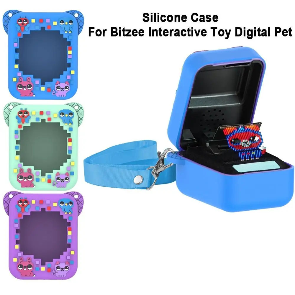 Bitzee Magicals Coque De Protection En Silicone Avec Lanière Antidérapante Et Anti-rayures Pour Animaux Domestiques électroniques Bitzee Magicals (rose