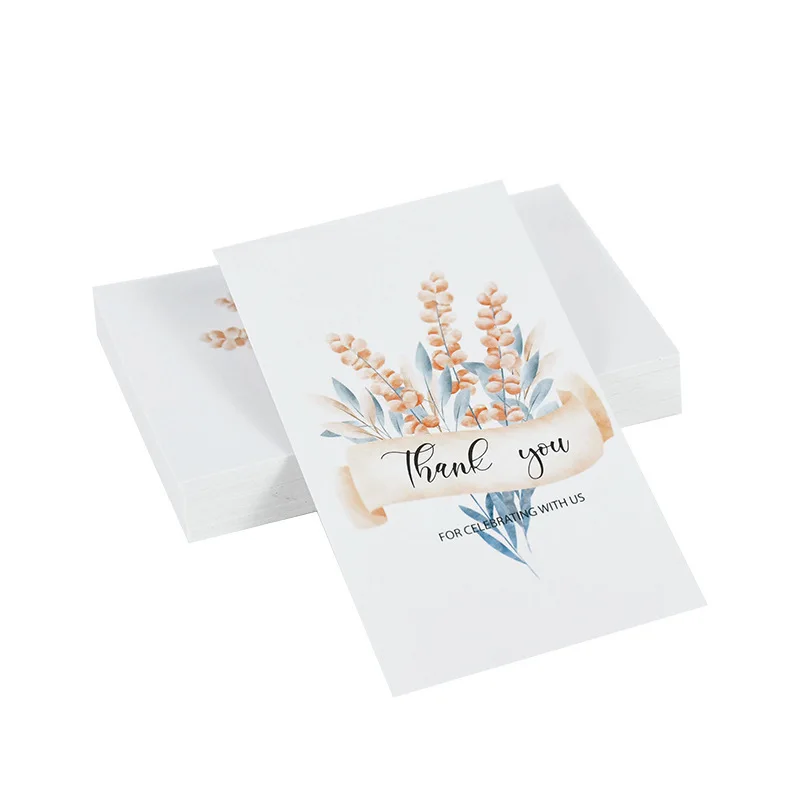 30Pcs Greeting Tags Thank You For Your Order Kraft Paper Card Shop Gift Crafts Decoration Card Wedding Small Business Invitation greeting cards thank you cards wedding invitations