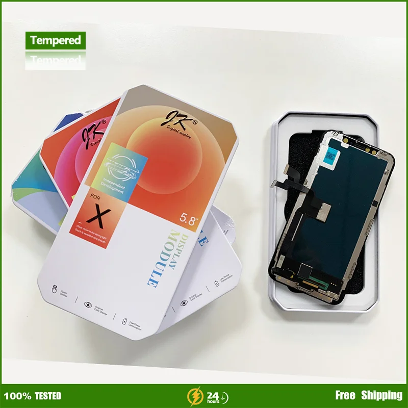 JK LCD For iPhone X XS XR XSM 11 12 13 Pro Max MINI LCD Incell Display
