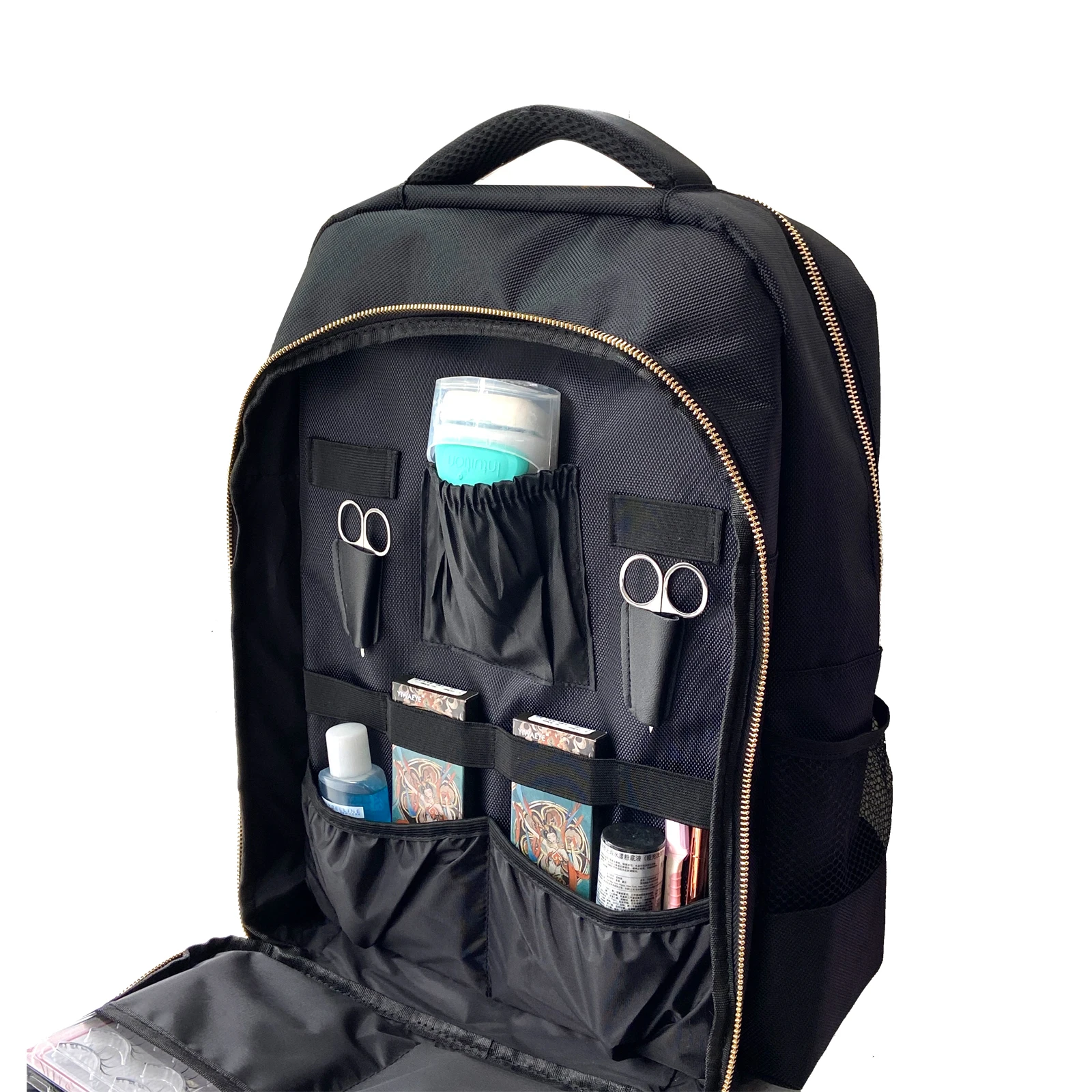 High quality Large Barber Styling Tools Bag Salon Scissor Comb Trimmer Storage Backpack Can Hold Hairdryer Trainning Head bag