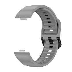 Silicone Sport Bands for Smartwatch - Premium Strap Accessories (Gray)