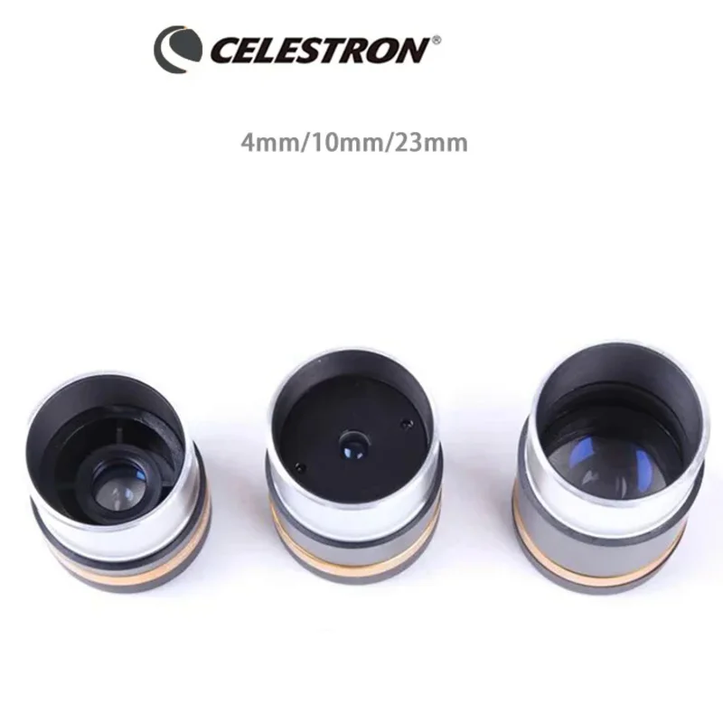 Celestron 62 Graden Asferisch High-Definition Oculair 4/10/23Mm Volledig Gecoat Voor 1.25 