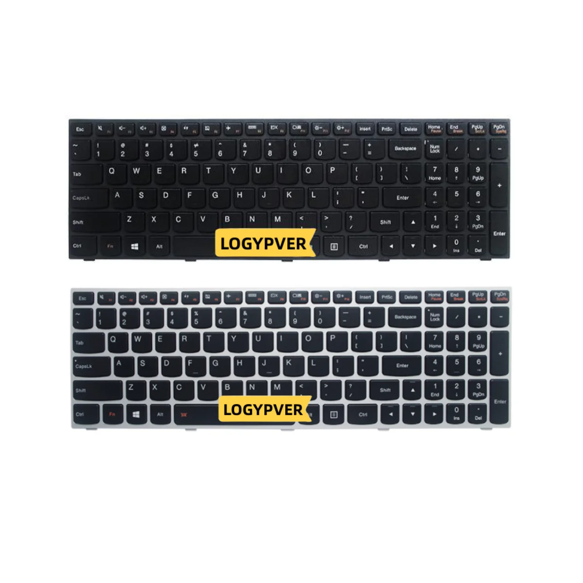 

Английская клавиатура для Lenovo M51-80A G50-80 B51-30 B51-35 B51-80 B70-80 B71-80 M50-70 Flex 2-15 N50-70 Backlit Silver