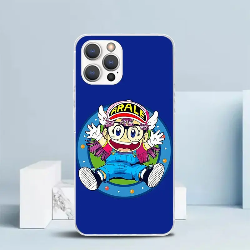 Dr Slump Arale Anime TPU Phone Case with Air Soft Cover
