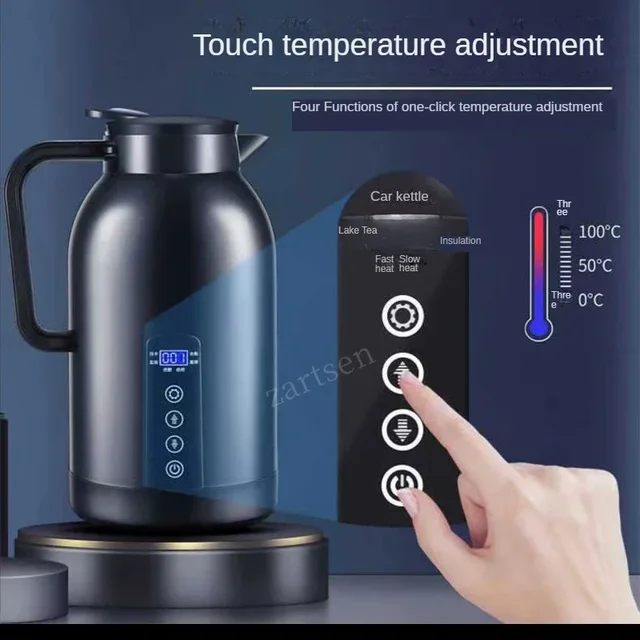 휴대용 자동차 뜨거운 주전자는 여행에 꼭 필요한 아이템입니다.