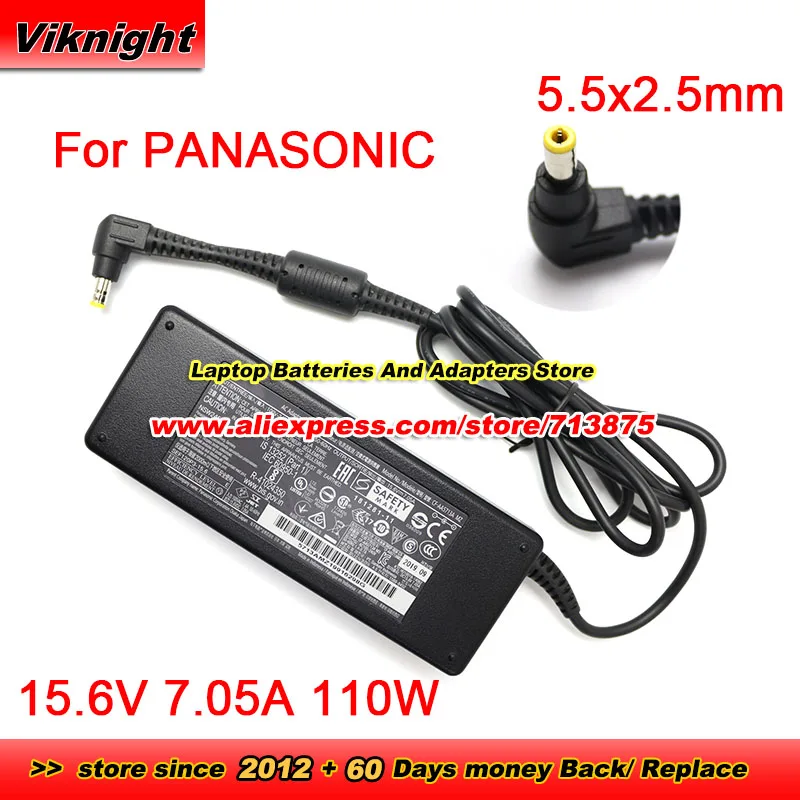 Chargeur 15,6V 7,05A Pour Panasonic Toughbook CF-19 - Connecteur 5,5 X 2,5 Mm - Neuf
