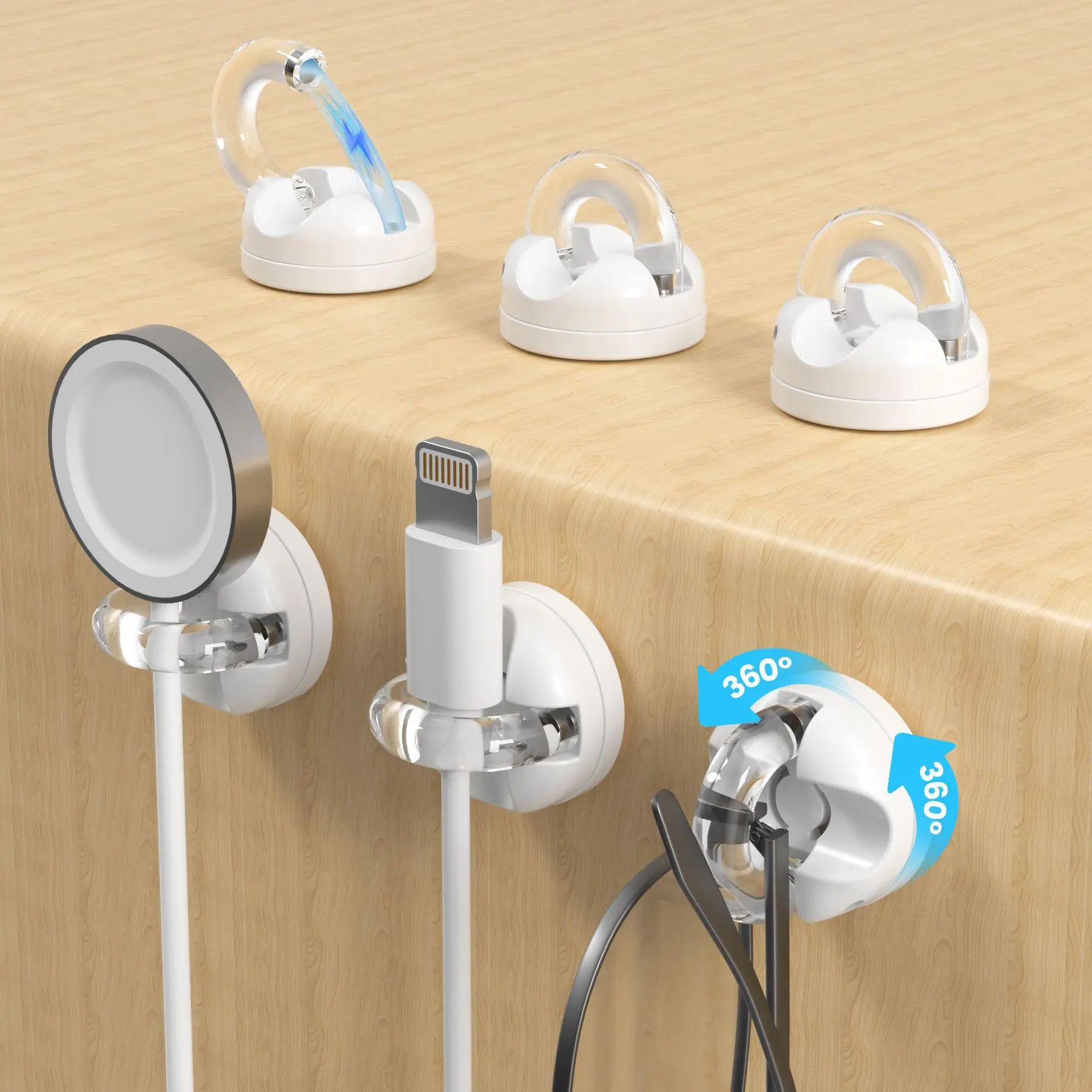 Universal Adhesive Cable Management Clips