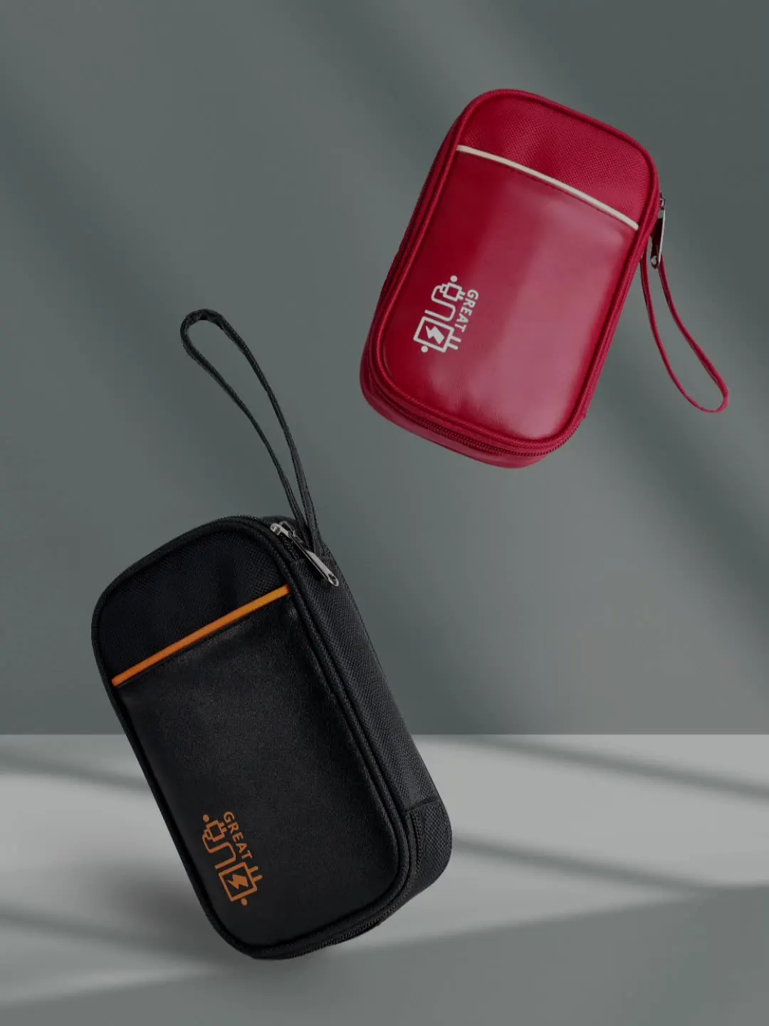 

Hot Portable Multifunction Travel Digital Bag Simple Style Mobile Phone Headset Pouch U Disk Charging Treasure Box Outdoor Purse