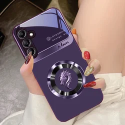 Elegant Ring Chinese Loong Glass Phone Case - Samsung  A25 4G (JSZI - BB24061116)