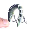 50Pcs Multi Knot Bait 10cm-10g-8# Blood Trough Bionic False Bait Multi-stage Road Sub Bait Loach 3
