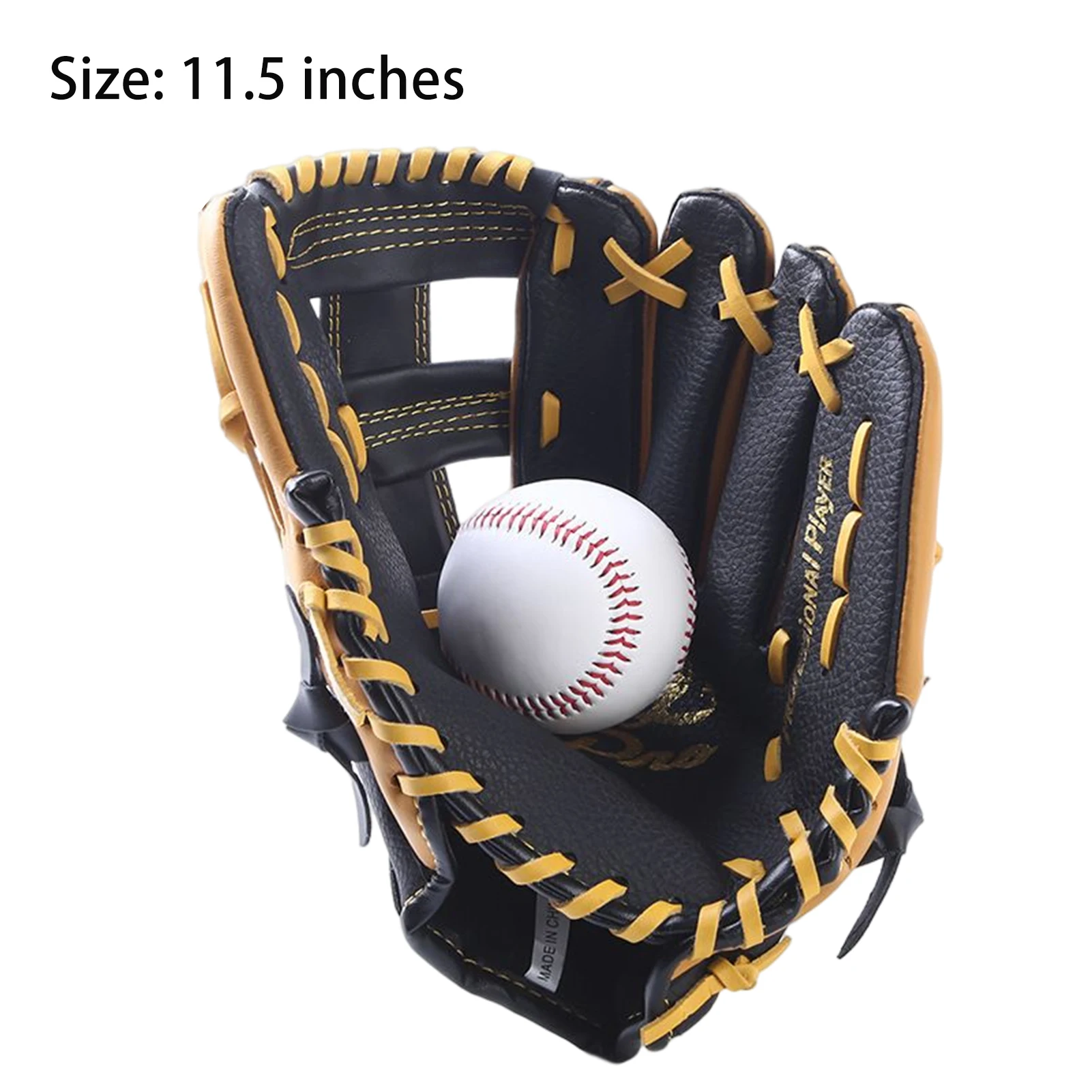 Newly Two-layer Cowhide Baseball Gloves Wicking Gloves Sports Sweat-absorbing Softball for Holiday Birthday Gift