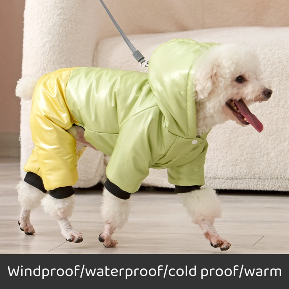 Waterproof Dog Clothes Winter Dog Clothes Dog Jumpsuit for Small Medium