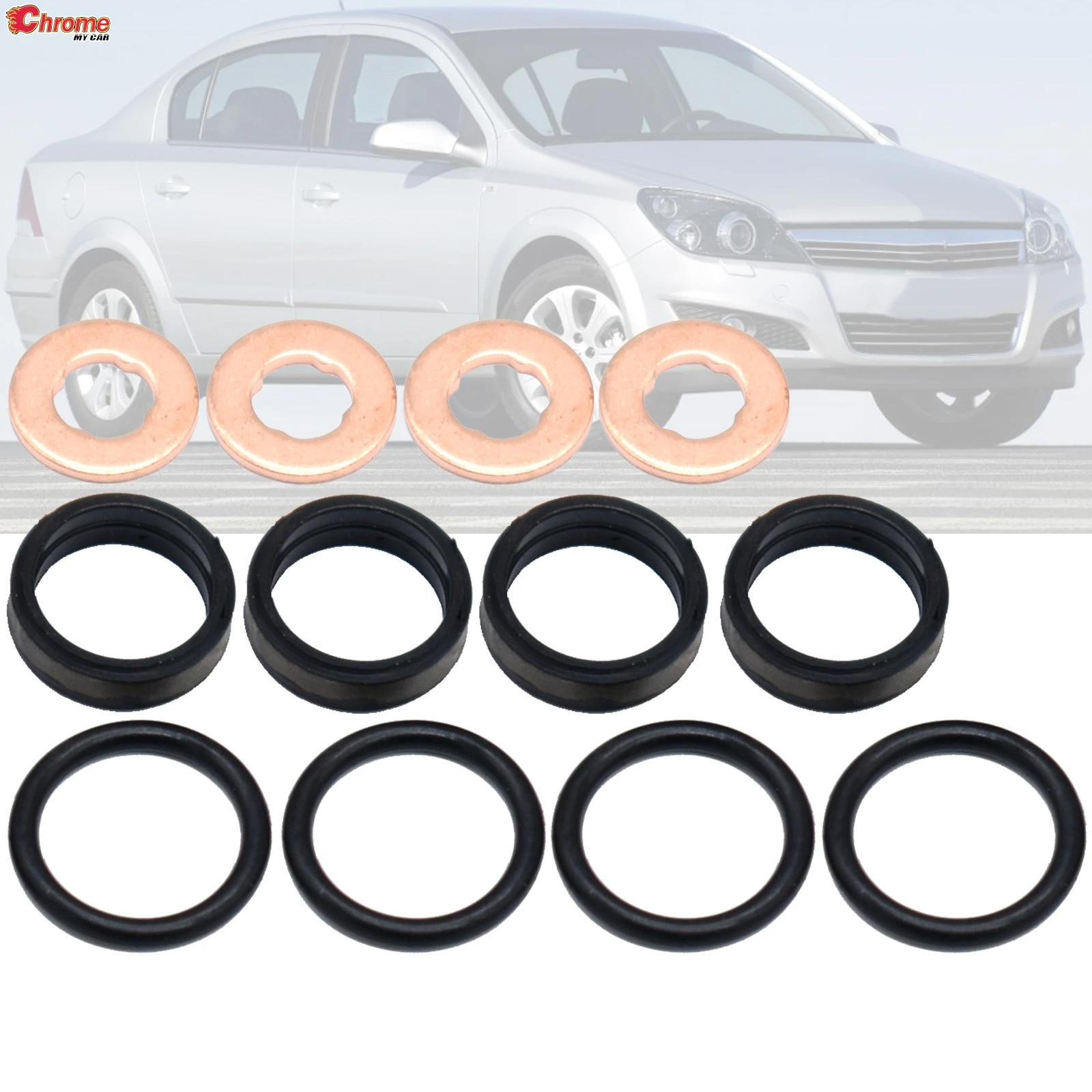Engine Fuel Injector O Ring Washer Seal Kit For Opel Zafira Signum Astra Vauxhall Vectra Omega 2003 2004 2005 2006 2007 2008