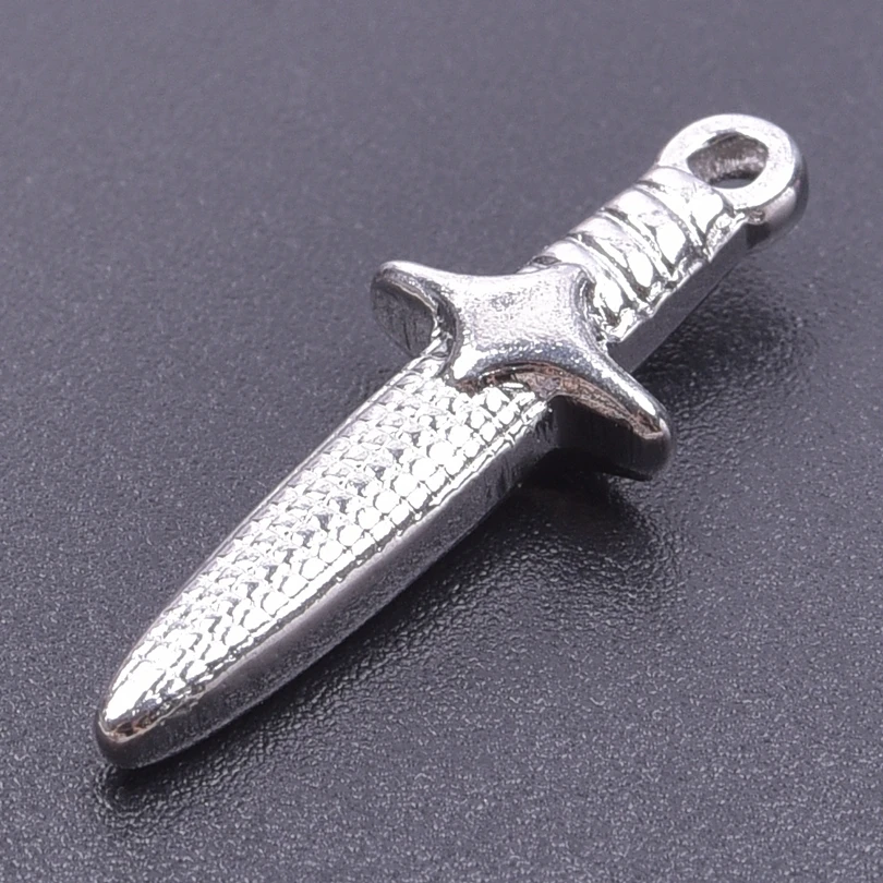 New Mix Weapon Star Dagger Charms For Jewelry Making Supplies Metal Stainless Steel Pendants Fit DIY Women/Men Accessories Bulk