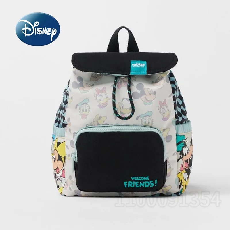

Disney Mickey New Children's Backpack Cartoon Cute Boys and Girls School Bag Luxury Brand Fashion Trend Mini Boys' Backpack