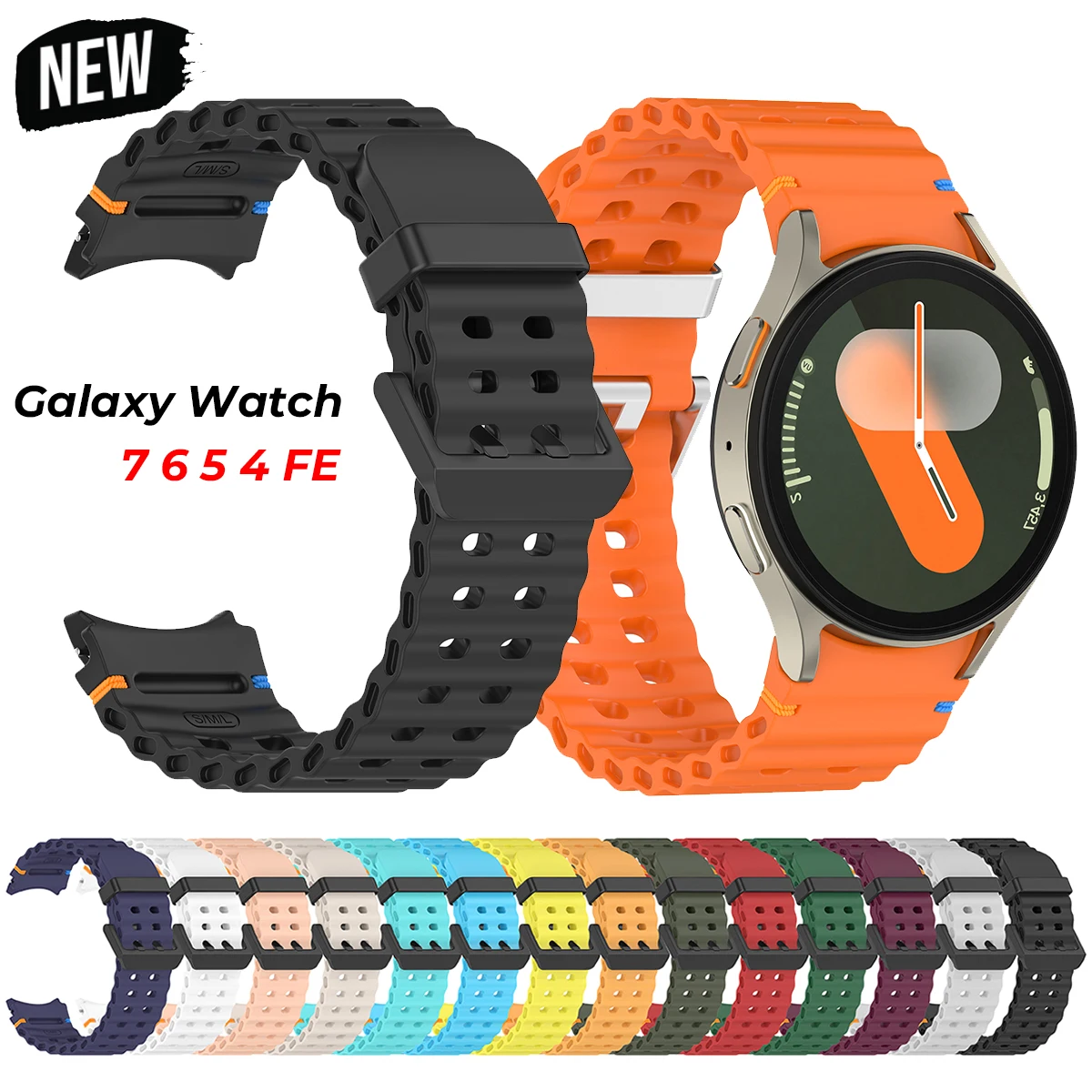 Sport Silicone No-Gap Wristband Bracelet