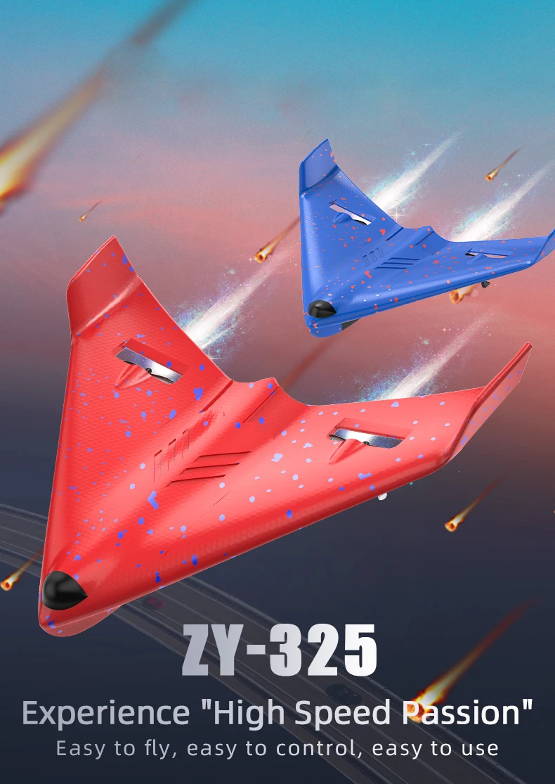 RC Delta Wing Glider for Kids - Durable Outdoor Flying Toy