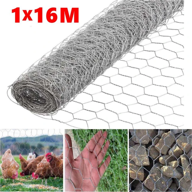 Malla de alambre soldada galvanizada, valla para aviario, conejera, pollo,  mascotas, red de protección de alambre de jardín, 8M, 1 unidad - AliExpress